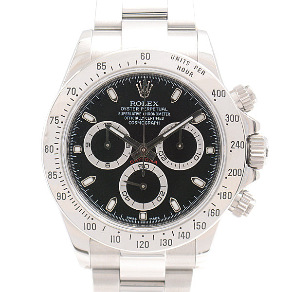 Rolex Daytona Cosmograph Black Dial Automatic Watch in Great Condition