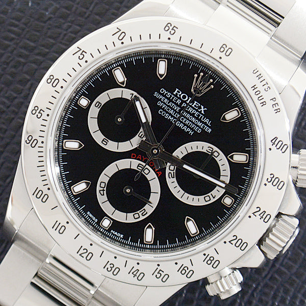 Rolex Daytona Cosmograph Black Dial Automatic Watch in Great Condition