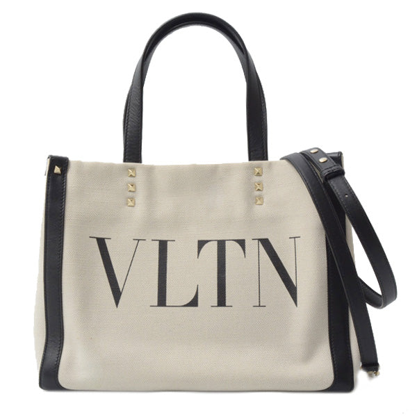 Valentino Garavani 2WAY Tote Bag Off-White in Great Condition