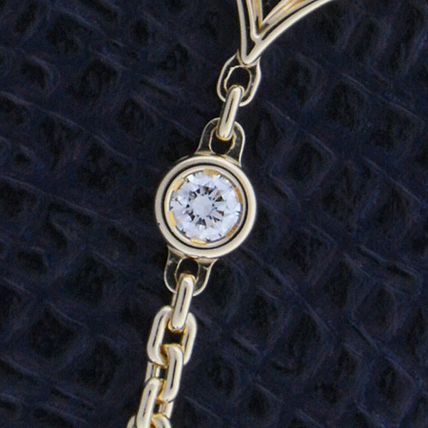 Louis Vuitton Monogram Idylle Bracelet 750YG 1P Diamond