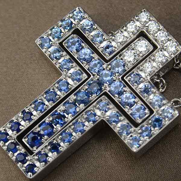 Damiani Belle Epoque Sapphire Diamond Necklace