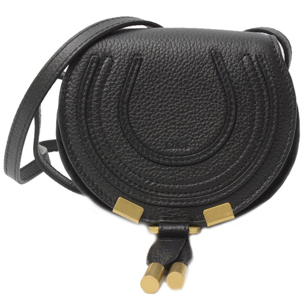 Chloe Marcie Nano Saddle Bag Black in Great Condition