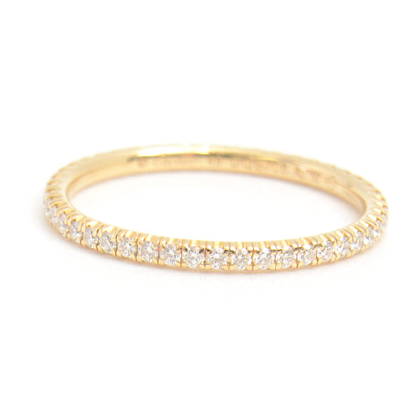 Cartier 750YG Diamond Full Eternity Ring in Great Condition