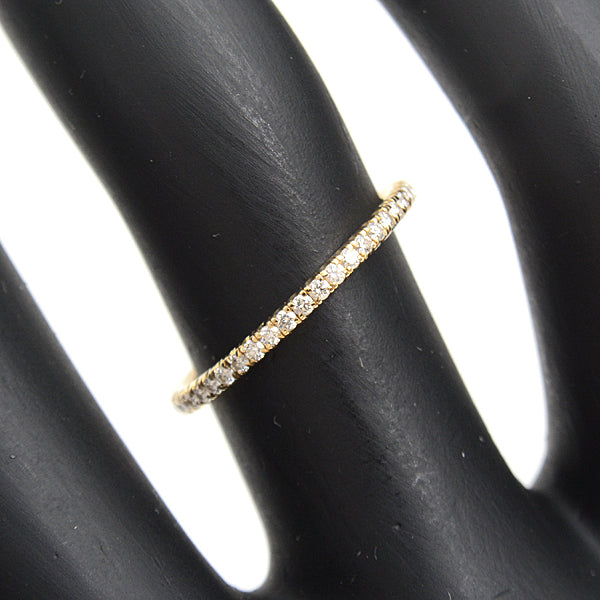 Cartier 750YG Diamond Full Eternity Ring in Great Condition