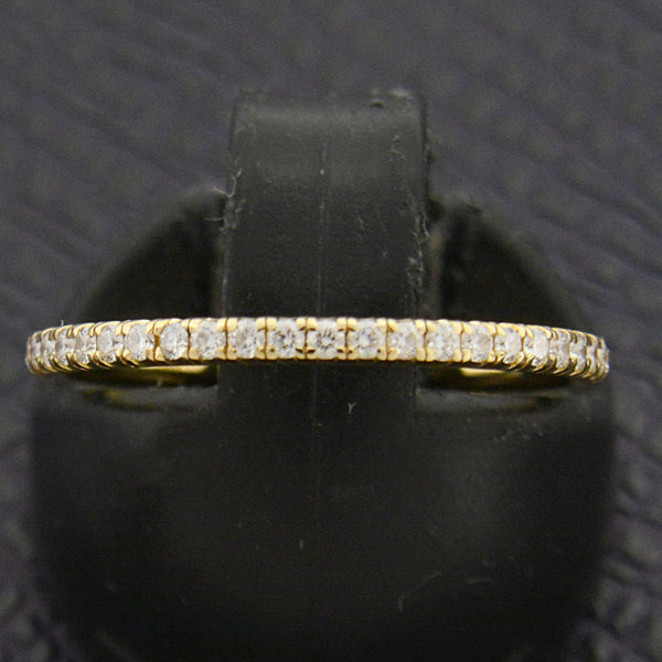 Cartier 750YG Diamond Full Eternity Ring in Great Condition