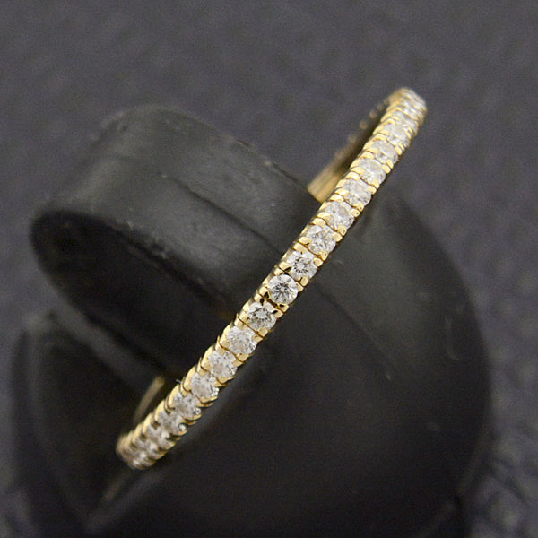 Cartier 750YG Diamond Full Eternity Ring in Great Condition