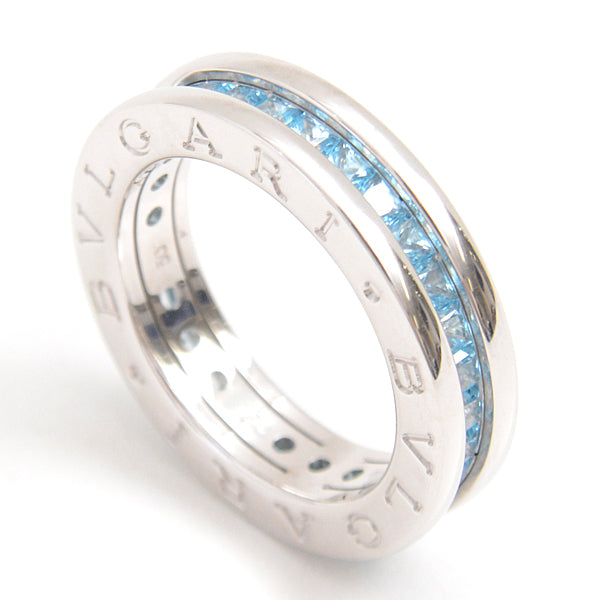 Bvlgari B-ZERO1 Blue Topaz Ring 750WG White Gold