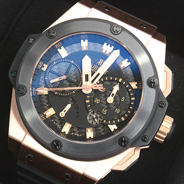 Hublot King Power Limited Chronograph Automatic 709.OM.1780.RX Pink Gold