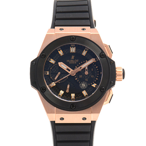 Hublot King Power Limited Chronograph Automatic 709.OM.1780.RX Pink Gold in Great Condition