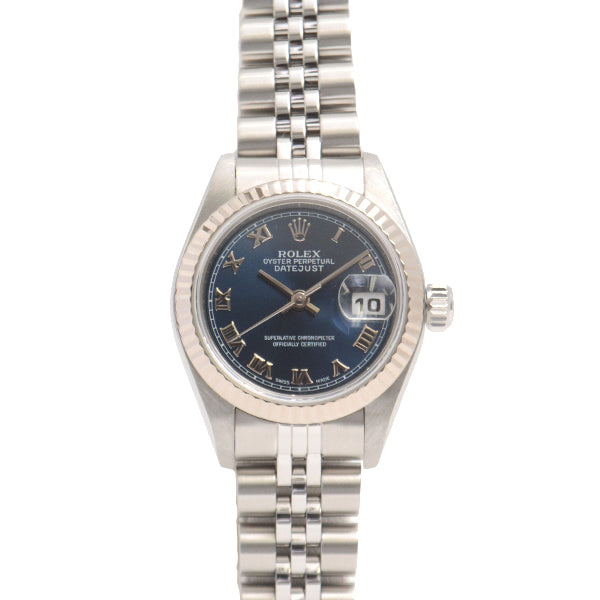 Rolex Datejust Blue Dial Automatic Ladies Watch 79174 in Great Condition