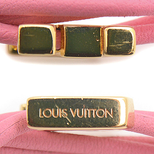 Louis Vuitton Leather Bracelet LV Bloom M0975Z