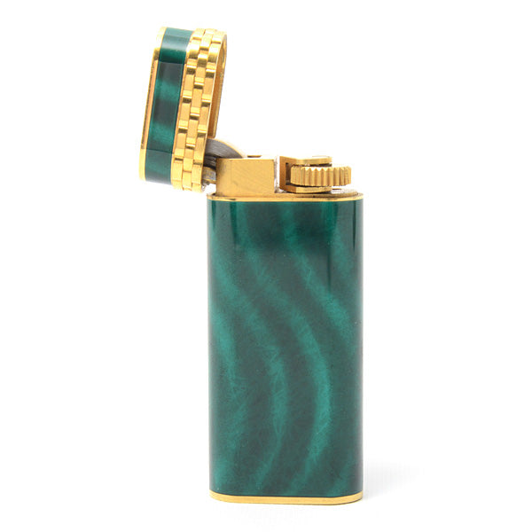 Cartier Green Marble Gas Lighter in Great Condition