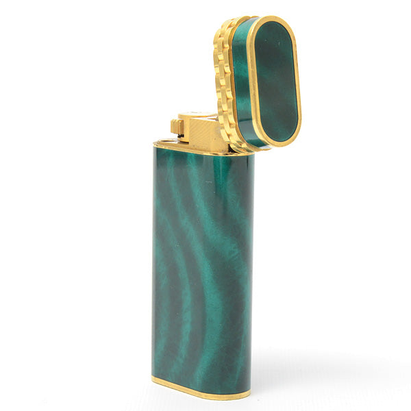 Cartier Green Marble Gas Lighter in Great Condition