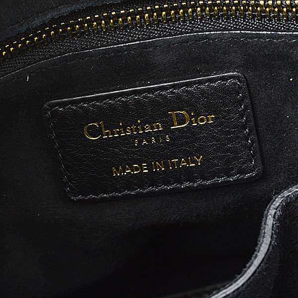 Christian Dior Lady Dior Cannage Handbag Black in Great Condition