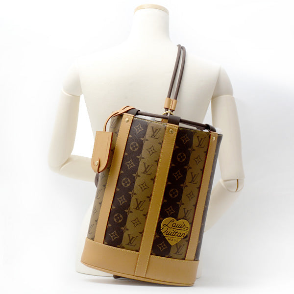 Louis Vuitton Monogram Stripe Randonee Messenger Bag M45968 in Pristine Condition