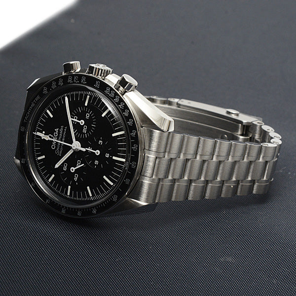 Omega Speedmaster Moonwatch Co-Axial Manual Wind Black Dial in Great Condition