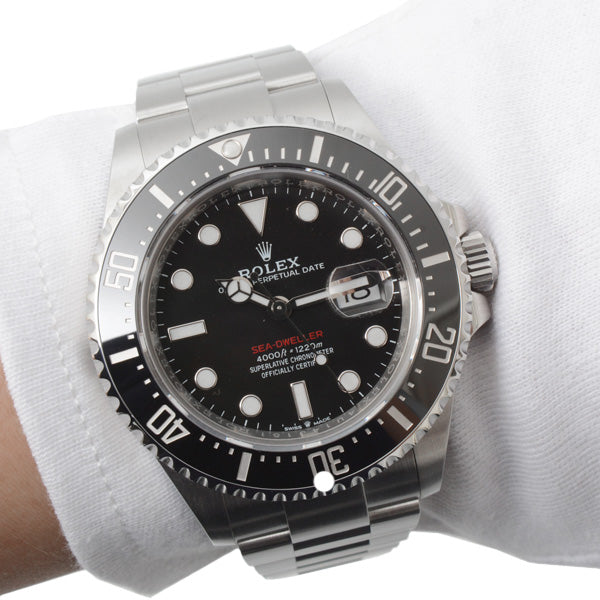 Rolex Sea-Dweller Automatic Black Dial Stainless Steel 126600 in Great Condition