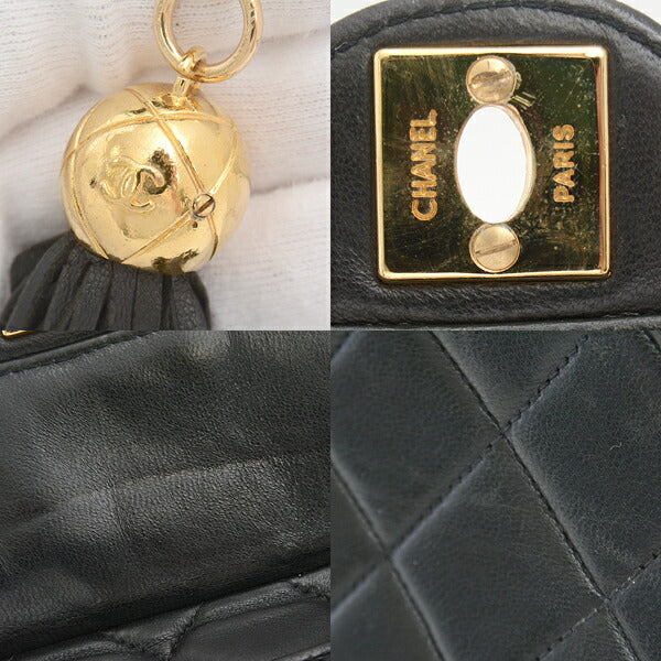 Chanel Lambskin Matelasse Fringe Chain Shoulder Bag in Very Good Condition