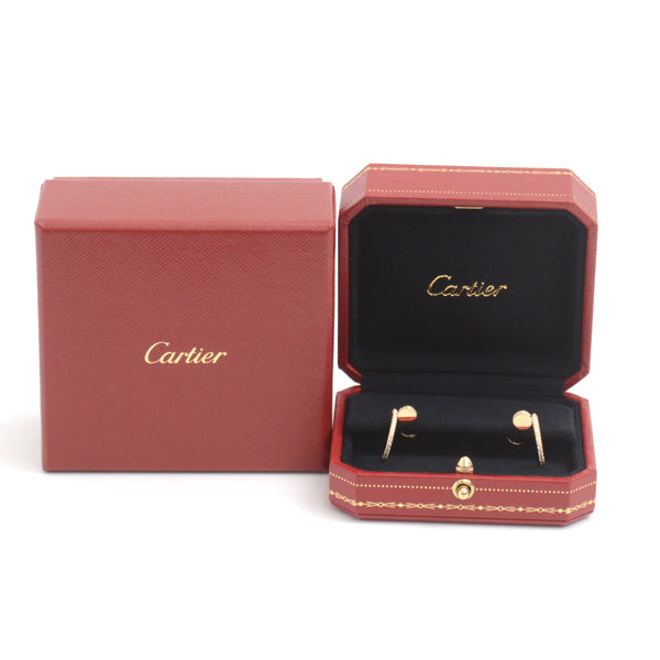 Cartier 750YG Diamond Juste Un Clou Earrings