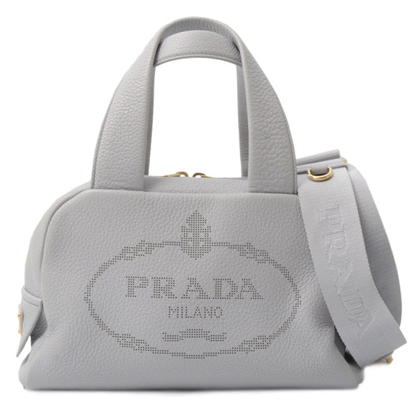 Prada Leather 2WAY Handbag Shoulder Bag 1BB077