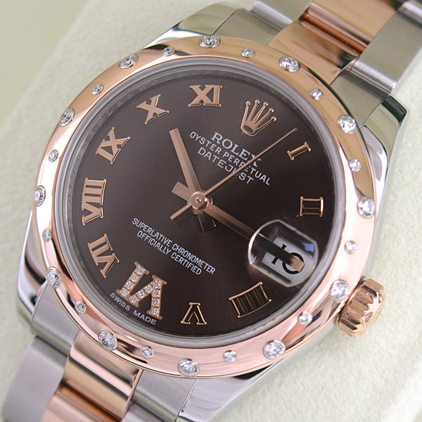 Rolex Datejust 31 Chocolate Dial Automatic 178341 SS 750PG