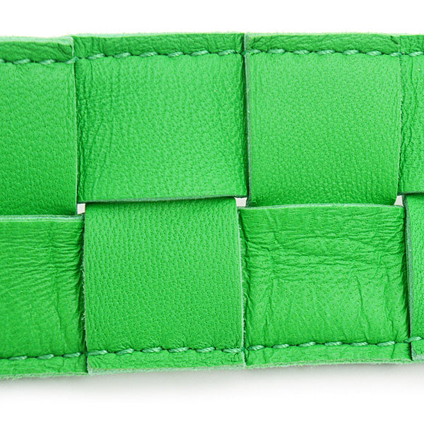 Bottega Veneta Maxi Intrecciato Belt Green