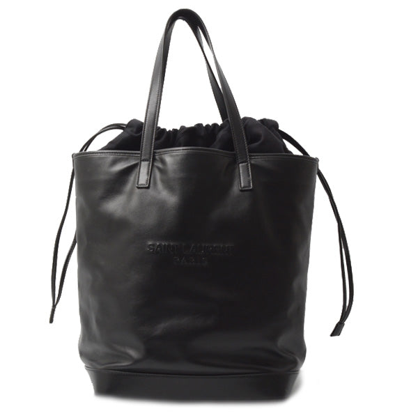 Saint Laurent Leather Teddy Tote Bag Black in Great Condition