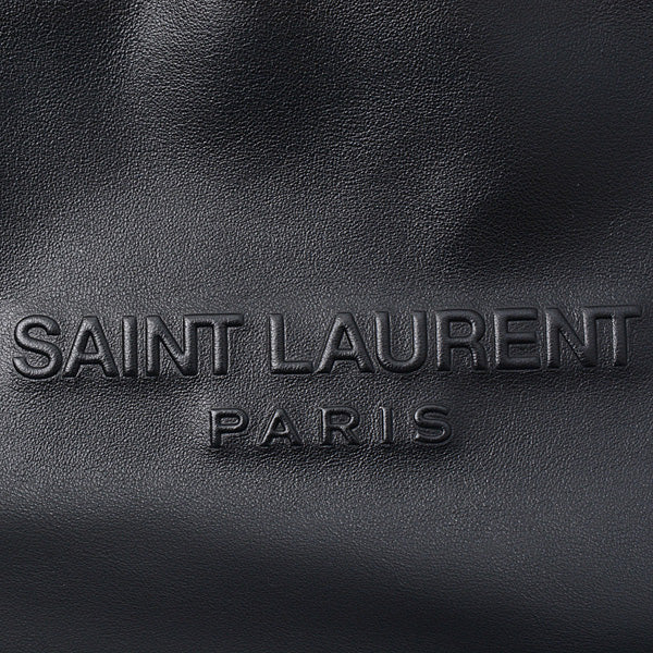 Saint Laurent Leather Teddy Tote Bag Black in Great Condition