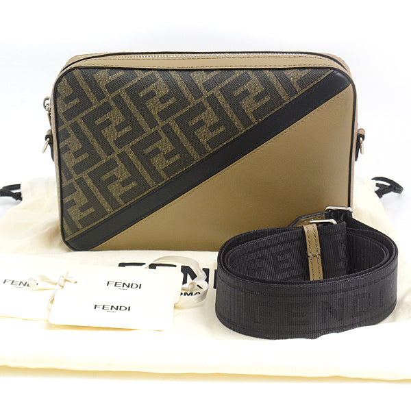 Fendi Diagonal Camera Bag 7M0286 in Pristine Condition