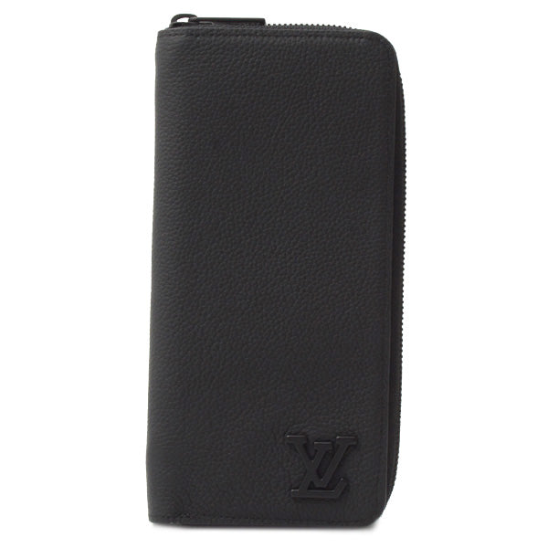 Louis Vuitton Men's Aloegram Leather Zippy Wallet Vertical M81743