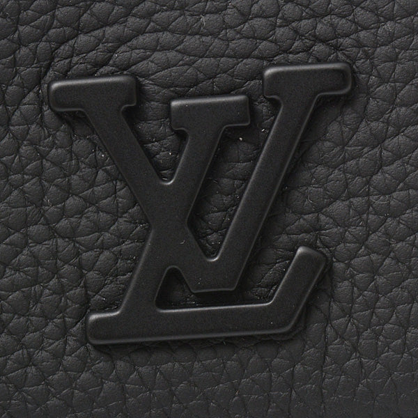 Louis Vuitton Men's Aloegram Leather Zippy Wallet Vertical M81743