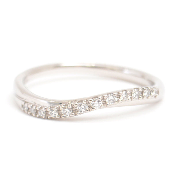 4℃ Platinum Diamond Twist Design Ring PT950