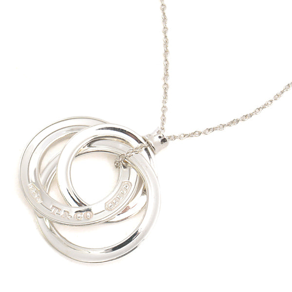 Tiffany & Co SV925 Interlocking Circle Necklace Silver