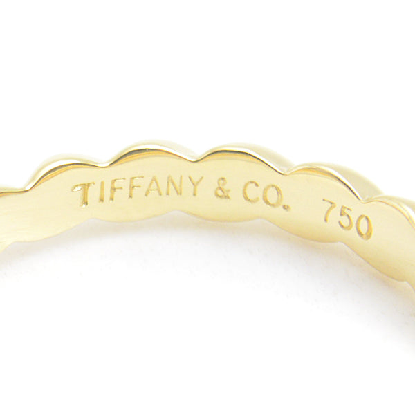 Tiffany & Co 750YG Diamond Twist Ring 12.5 Yellow Gold