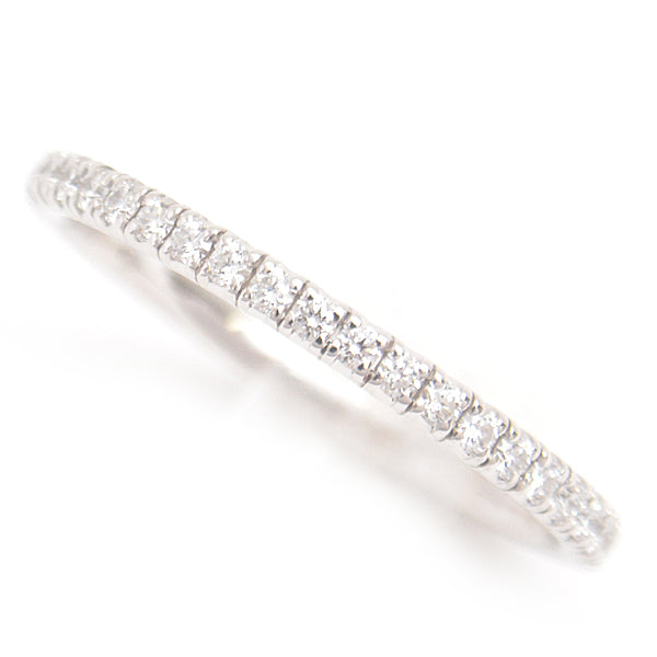 Cartier Diamond Eternity Ring 750WG White Gold in Great Condition