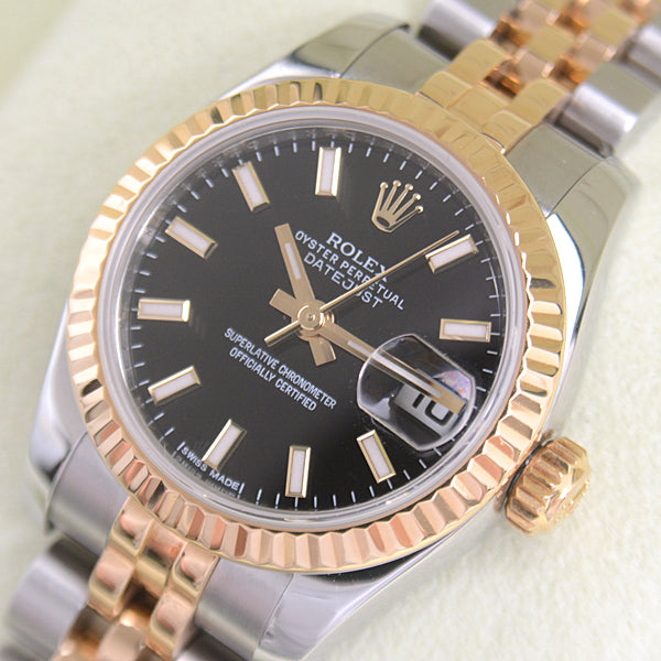 Rolex Datejust Automatic Watch 179173 Stainless Steel Yellow Gold