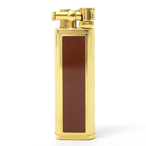 Dunhill Hammerhead Gas Lighter Gold Red