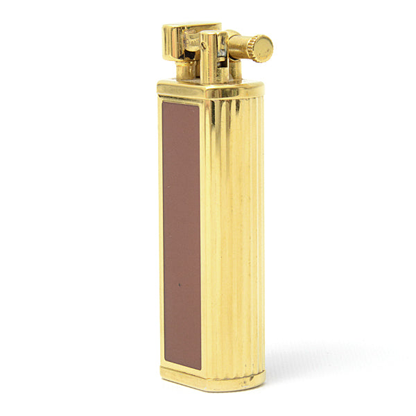 Dunhill Hammerhead Gas Lighter Gold Red