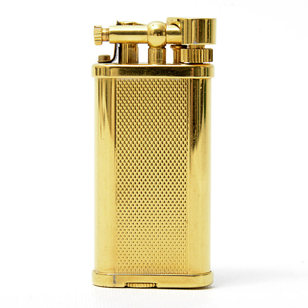 Dunhill Hammerhead Gas Lighter Gold Pre-owned in Very Good Condition