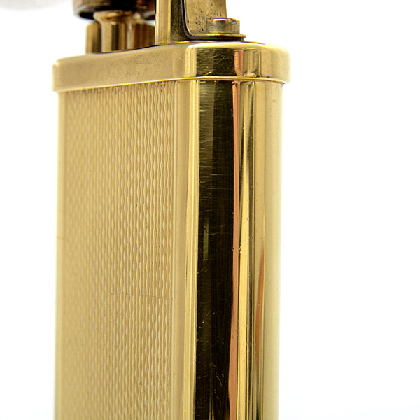 Dunhill Hammerhead Gas Lighter Gold Pre-owned in Very Good Condition