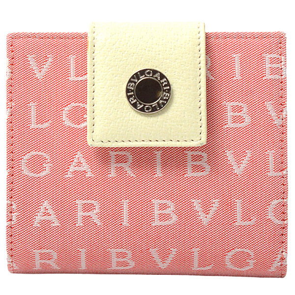 Bvlgari Logo Mania Compact Wallet in Great Condition