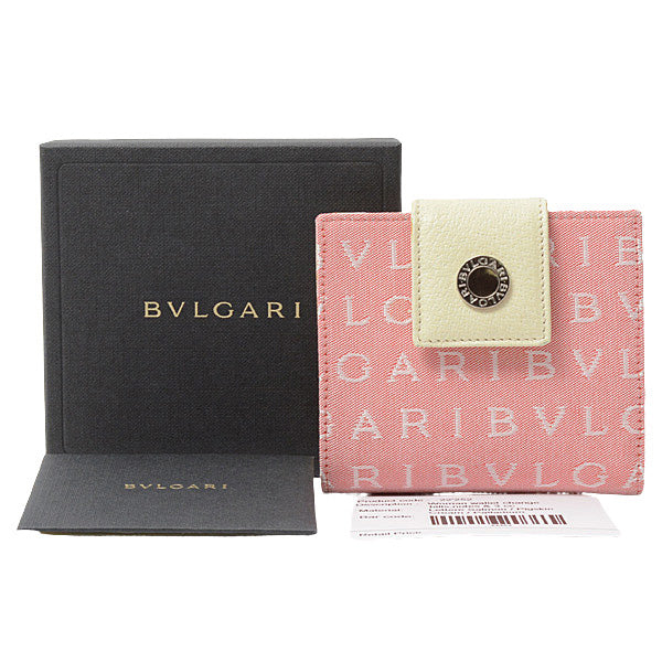 Bvlgari Logo Mania Compact Wallet in Great Condition