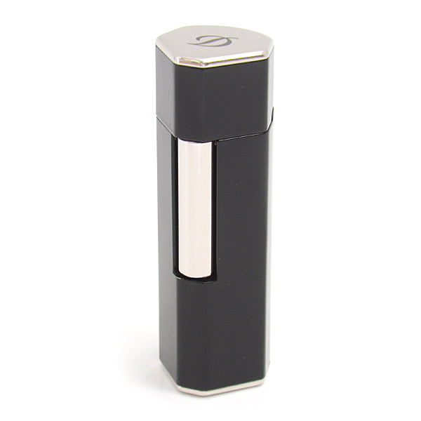 S.T. Dupont Gas Lighter Black Silver