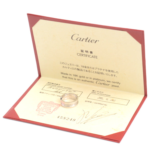 Cartier C2 Ring 750WG White Gold 47 in Great Condition