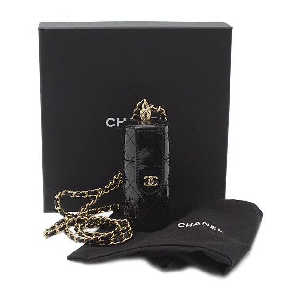 Chanel Patent Leather Chain Shoulder Lip Case