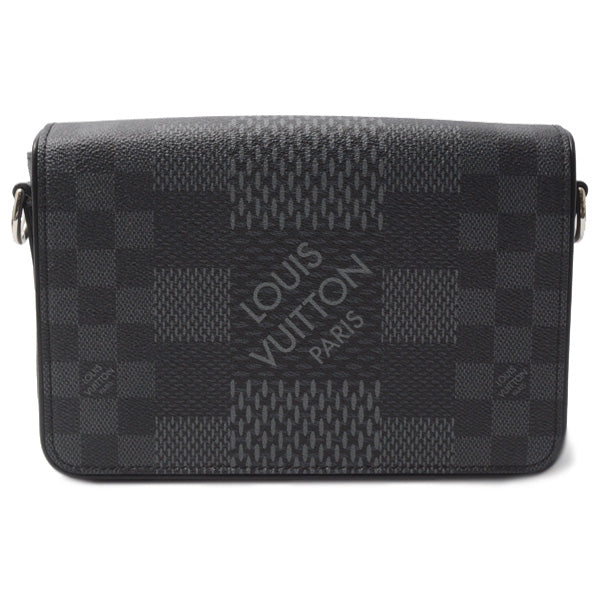 Louis Vuitton Damier Graphite 3D Studio Messenger Bag N50013 in Great Condition