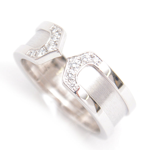 Cartier C2 Diamond Ring 750WG White Gold