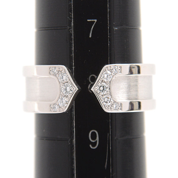 Cartier C2 Diamond Ring 750WG White Gold