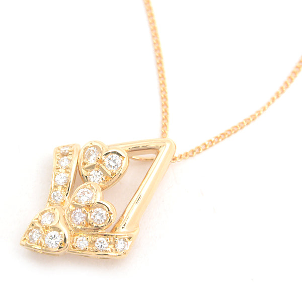 Pola Diamond Necklace 0.25ct 750YG Yellow Gold