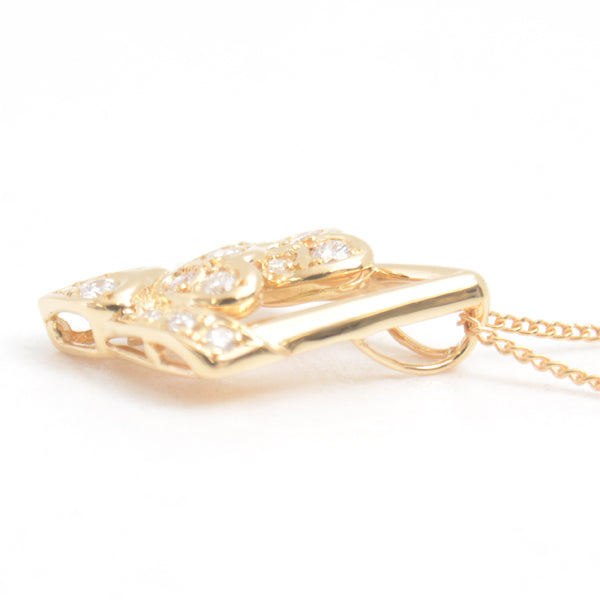 Pola Diamond Necklace 0.25ct 750YG Yellow Gold